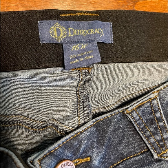 Democracy AB Solution jeans size 16W - Picture 3 of 7